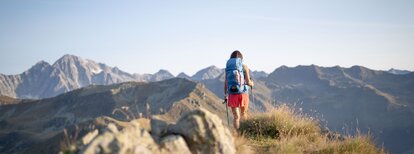 Berglandschaft, Wandererin | © Notdurfter Anna - TV Antholzertal