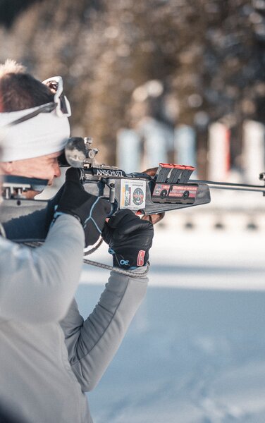 Biathlonschießen im Stadion | © Manuel Kottersteger