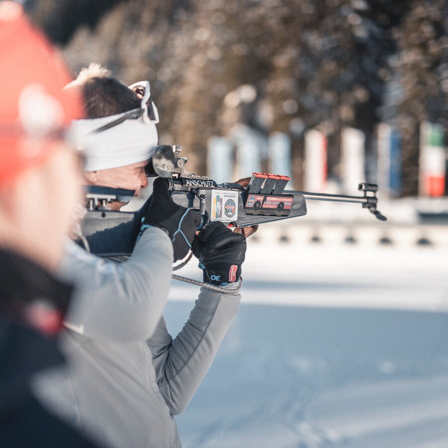 Biathlonschießen im Stadion | © Manuel Kottersteger