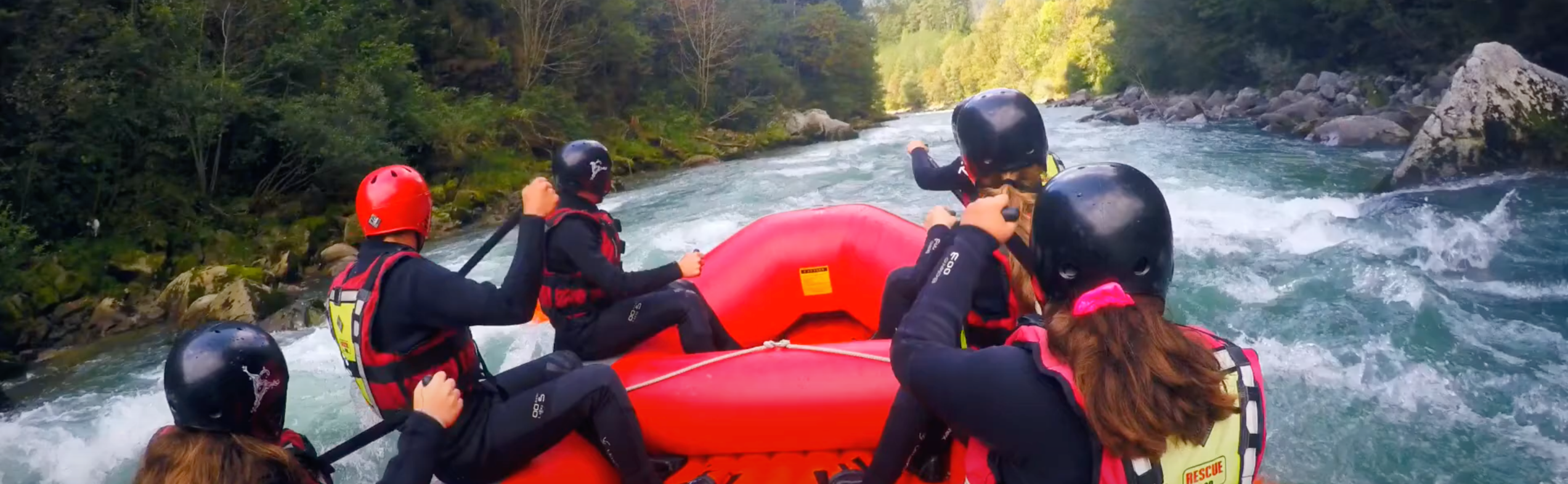 Rafting Foto von Helmkamera | © Kreativraft Südtirol