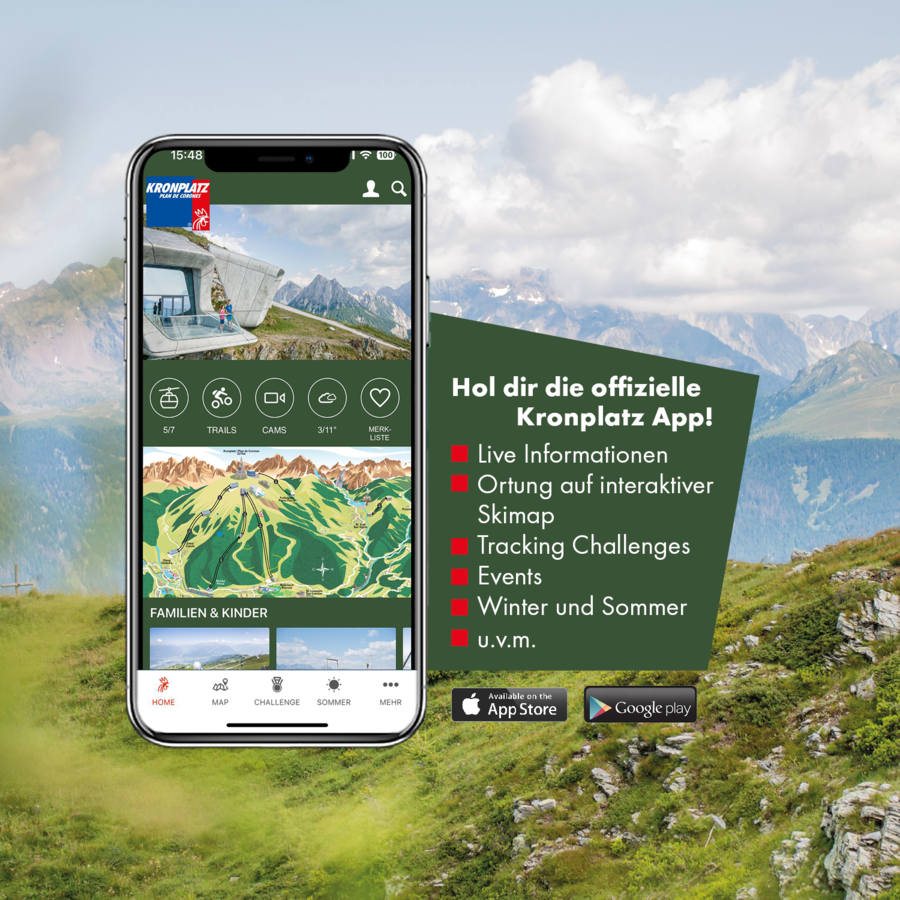 Kronplatz App Sommer | © Skirama Kronplatz